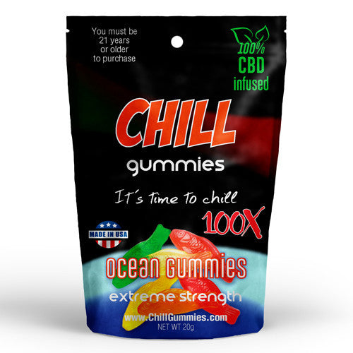 CHILL GUMMIES - CBD INFUSED OCEAN GUMMIES – Vapor X Lounge