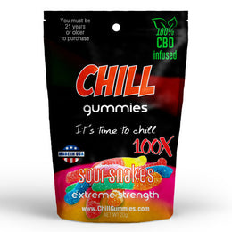 CHILL GUMMIES - CBD INFUSED SOUR SNAKES
